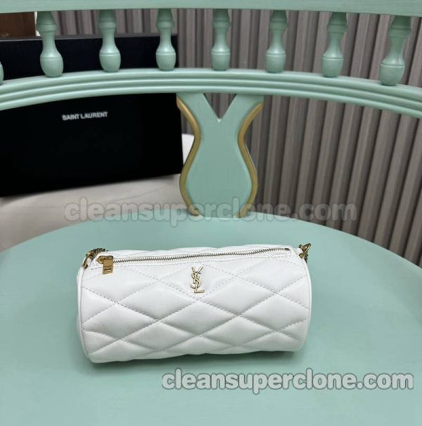 YSL bag Super Clone picture and price white Shoulder sheepskin women