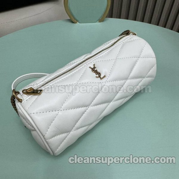 YSL bag Super Clone picture and price white Shoulder sheepskin women 5