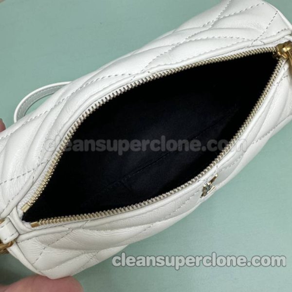 YSL bag Super Clone picture and price white Shoulder sheepskin women 7