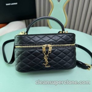 Shoulder bag replica details and pricing black YSL sheepskin women