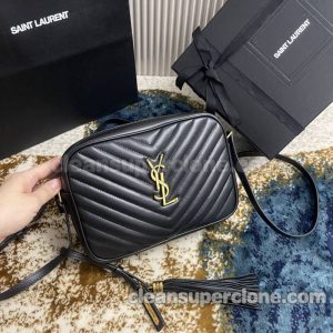 YSL bag Super Clone picture and price black Shoulder cowhide women