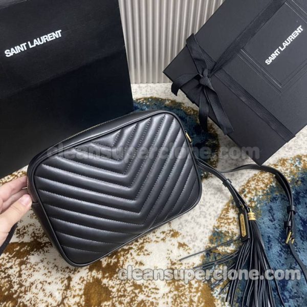 YSL bag Super Clone picture and price black Shoulder cowhide women 2