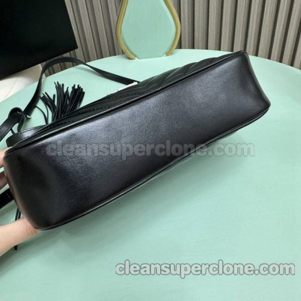 Shoulder bag replica details and pricing black YSL cowhide women 4