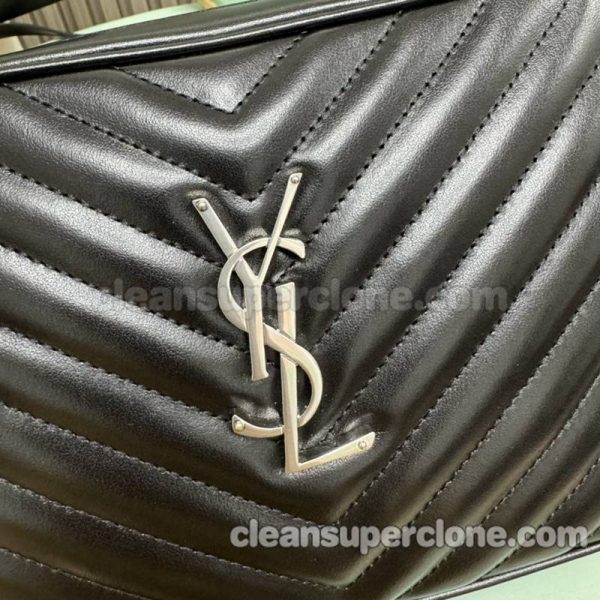 Shoulder bag replica details and pricing black YSL cowhide women 5