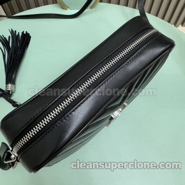 Shoulder bag replica details and pricing black YSL cowhide women 6