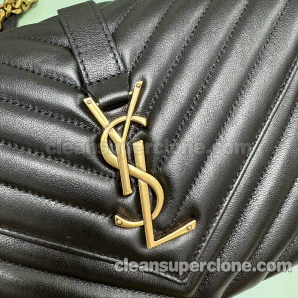 Shoulder bag replica details and pricing black YSL cowhide women 5