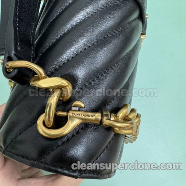 Shoulder bag replica details and pricing black YSL cowhide women 6