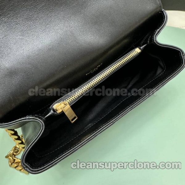 Shoulder bag replica details and pricing black YSL cowhide women 8