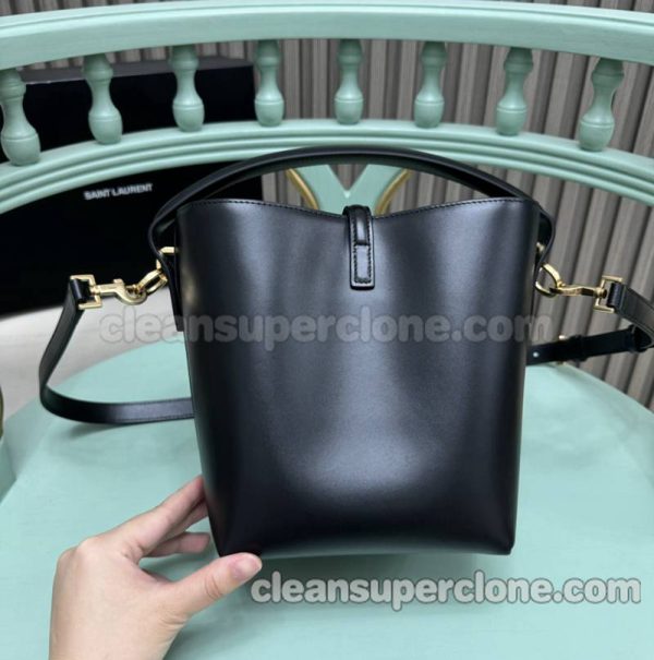 YSL bag Super Clone picture and price black Shoulder cowhide women 2