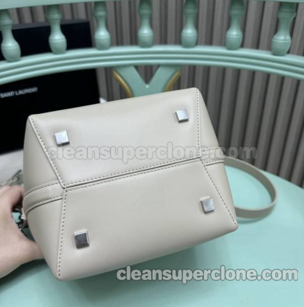 Shoulder bag replica details and pricing gray YSL cowhide women 4