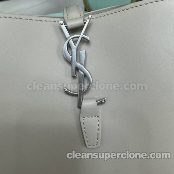 Shoulder bag replica details and pricing gray YSL cowhide women 6