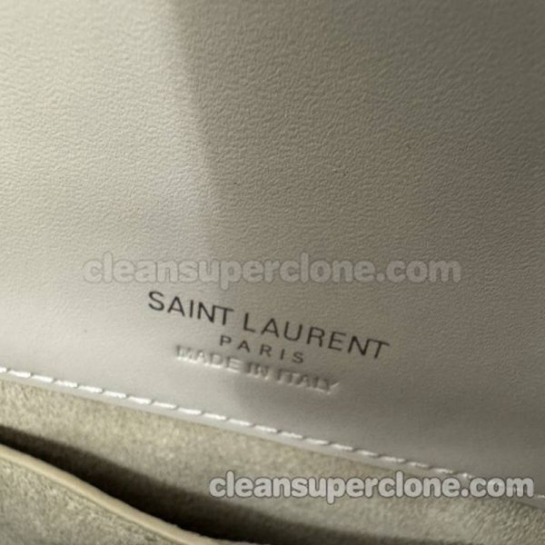 Shoulder bag replica details and pricing gray YSL cowhide women 8