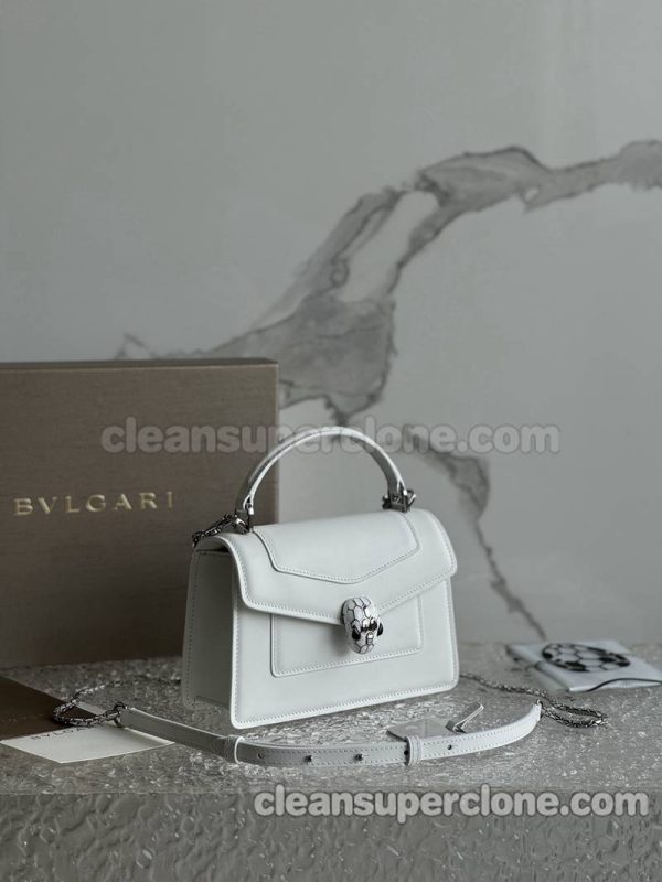 Handbag bag replica details and pricing white Bvlgari Shoulder Crossbody cowhide women 2