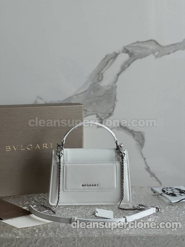 Handbag bag replica details and pricing white Bvlgari Shoulder Crossbody cowhide women 3