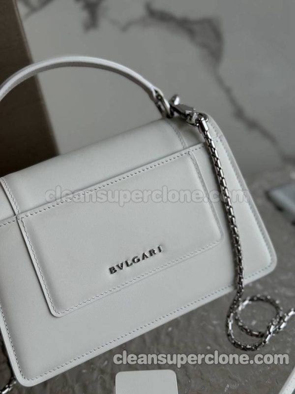 Handbag bag replica details and pricing white Bvlgari Shoulder Crossbody cowhide women 4