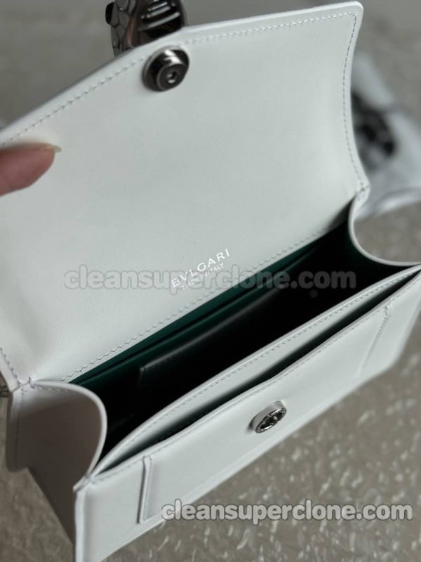 Handbag bag replica details and pricing white Bvlgari Shoulder Crossbody cowhide women 9