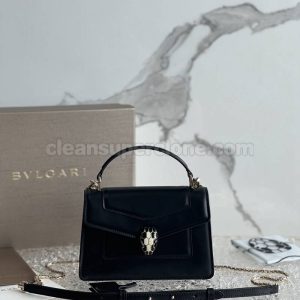 Bvlgari bag Super Clone picture and price black Handbag Shoulder Crossbody cowhide women