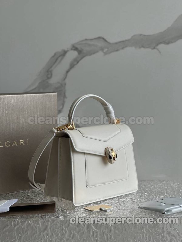 Handbag bag replica details and pricing white Bvlgari Shoulder Crossbody cowhide women 2