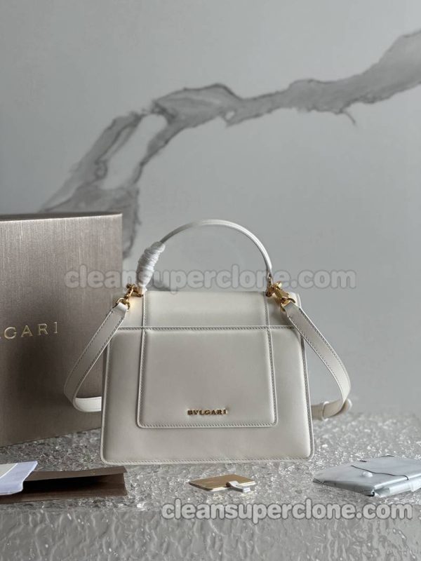 Handbag bag replica details and pricing white Bvlgari Shoulder Crossbody cowhide women 3