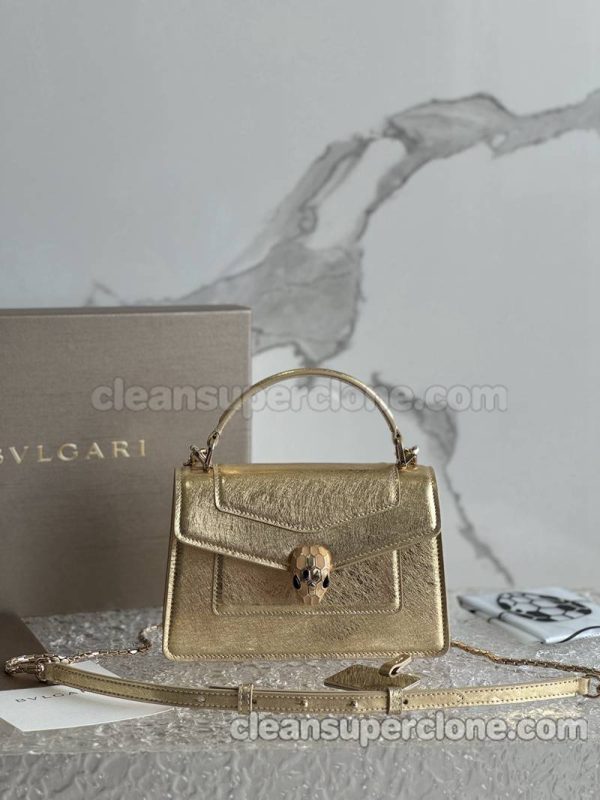 Bvlgari bag Super Clone picture and price gold Handbag Shoulder Crossbody women