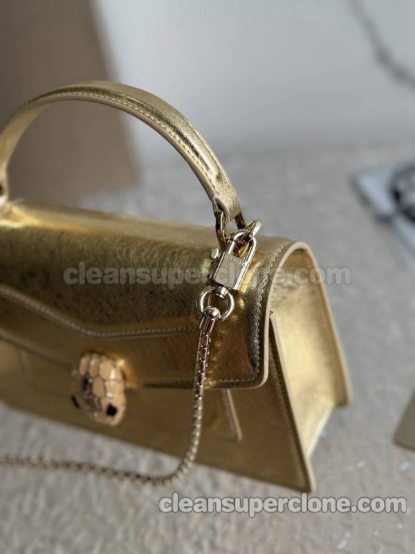 Bvlgari bag Super Clone picture and price gold Handbag Shoulder Crossbody women 8