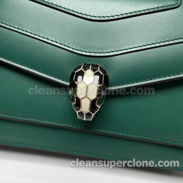 Bvlgari bag Super Clone picture and price emerald Shoulder cowhide women 2