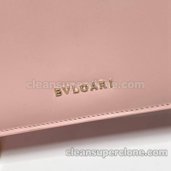 Shoulder bag replica details and pricing pink Bvlgari cowhide women 4