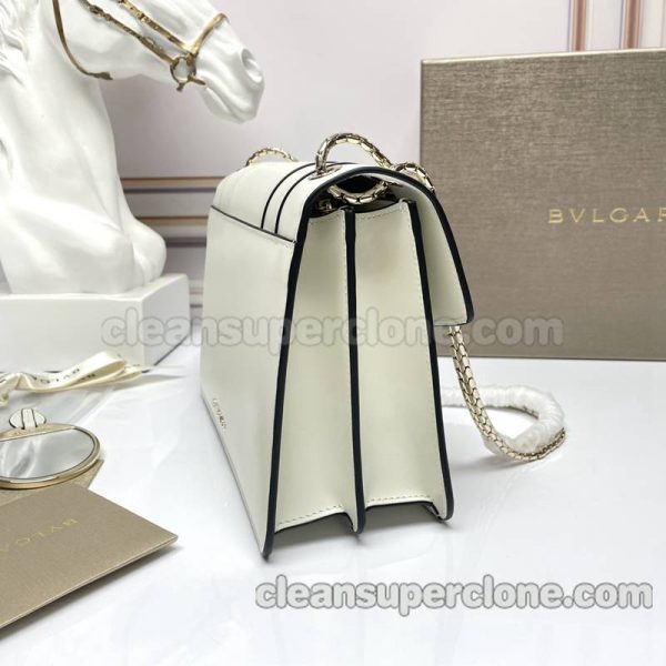 Bvlgari bag Super Clone picture and price white Shoulder Crossbody cowhide women 3