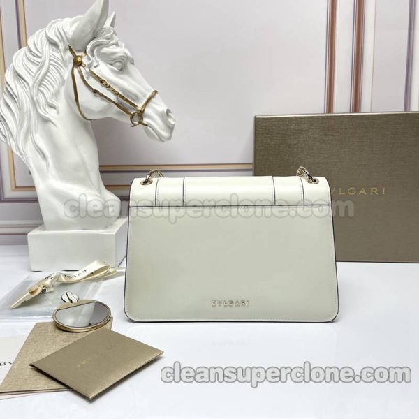 Bvlgari bag Super Clone picture and price white Shoulder Crossbody cowhide women 4