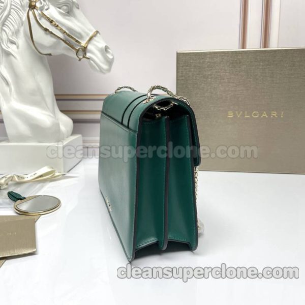 Shoulder bag replica details and pricing emerald Bvlgari Crossbody cowhide women 4