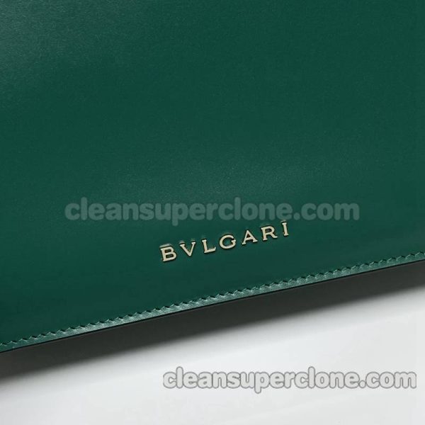 Shoulder bag replica details and pricing emerald Bvlgari Crossbody cowhide women 5