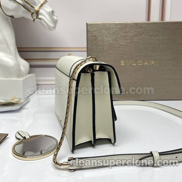 cowhide bag 1:1 Copy description and price white Bvlgari Crossbody women 3