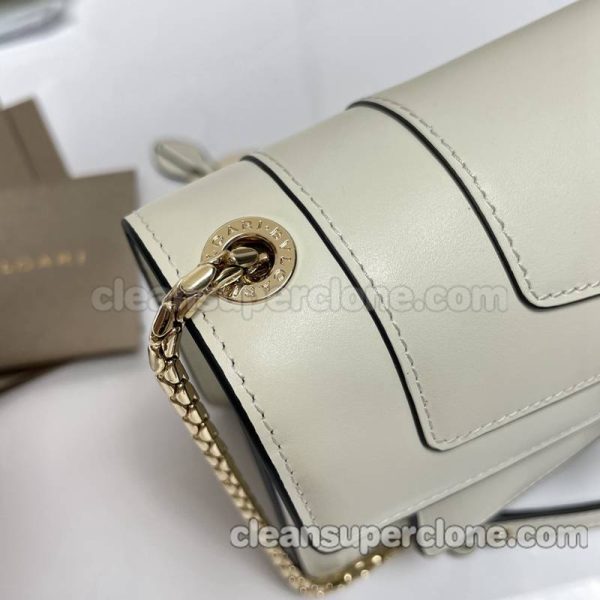 cowhide bag 1:1 Copy description and price white Bvlgari Crossbody women 4