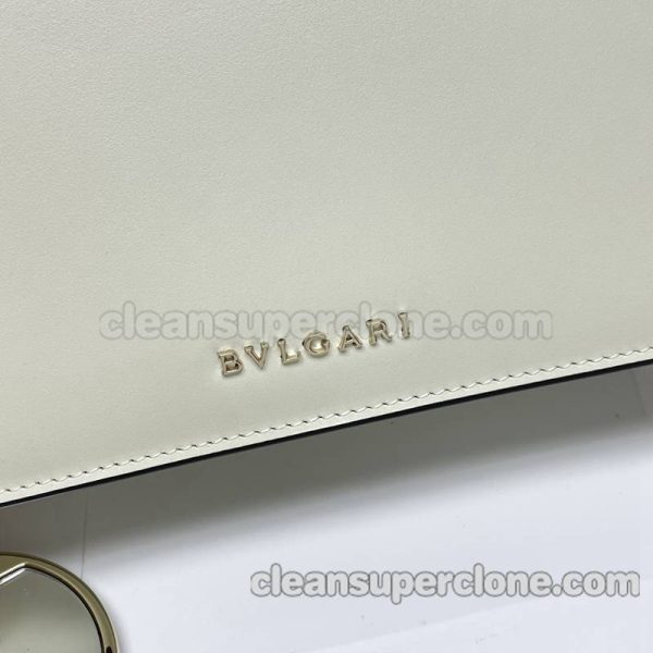 cowhide bag 1:1 Copy description and price white Bvlgari Crossbody women 6