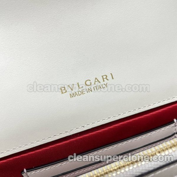 cowhide bag 1:1 Copy description and price white Bvlgari Crossbody women 8