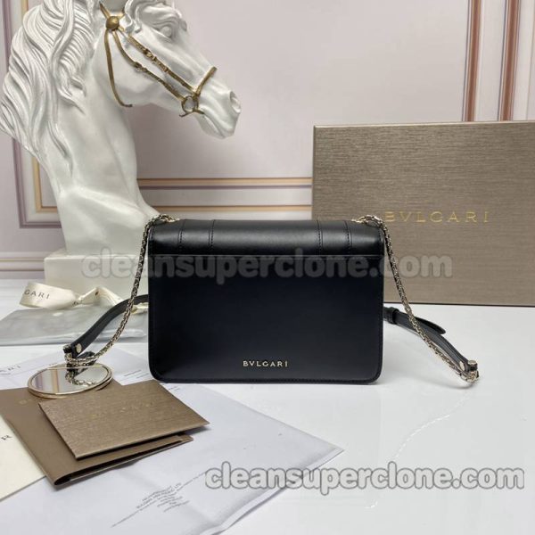 Crossbody bag replica details and pricing black Bvlgari cowhide women 3