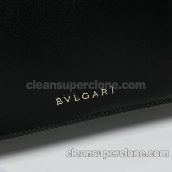 Crossbody bag replica details and pricing black Bvlgari cowhide women 4