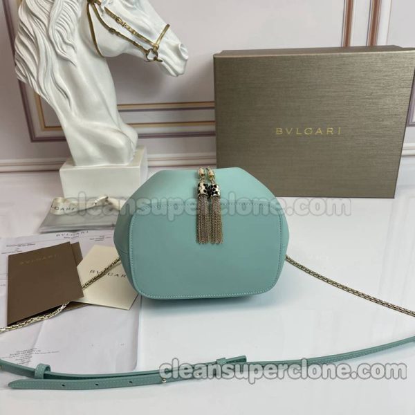 Bvlgari bag Super Clone picture and price cyan Handbag Shoulder Crossbody bucket women 6