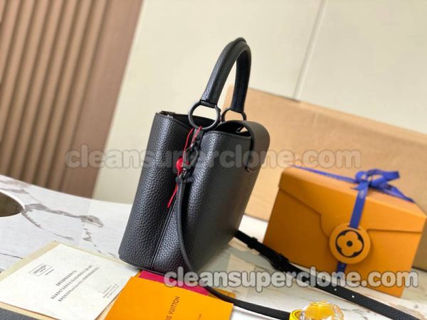 Louis Vuitton bag Super Clone picture and price black Handbag Matte cowhide Large women 2