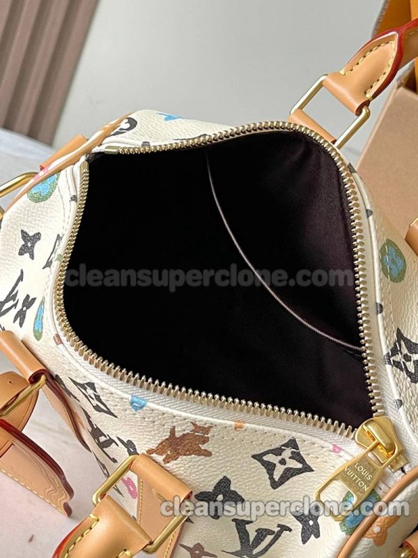 Louis Vuitton bag Super Clone picture and price white Handbag Shoulder Crossbody cowhide women 8