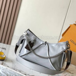 Shoulder bag replica details and pricing Grey Louis Vuitton Crossbody cowhide women