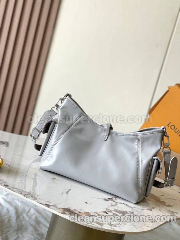 Shoulder bag replica details and pricing Grey Louis Vuitton Crossbody cowhide women 3