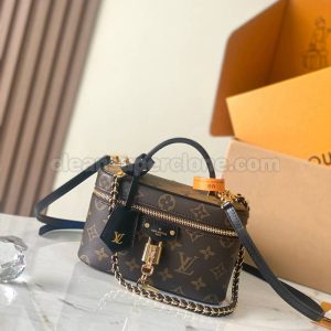 cowhide bag 1:1 Copy description and price brown Louis Vuitton Shoulder Crossbody women