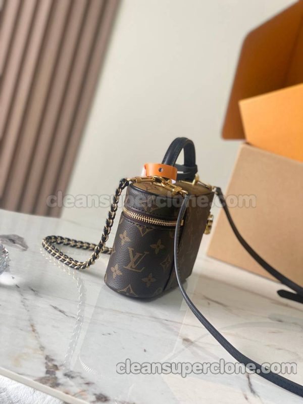 cowhide bag 1:1 Copy description and price brown Louis Vuitton Shoulder Crossbody women 2