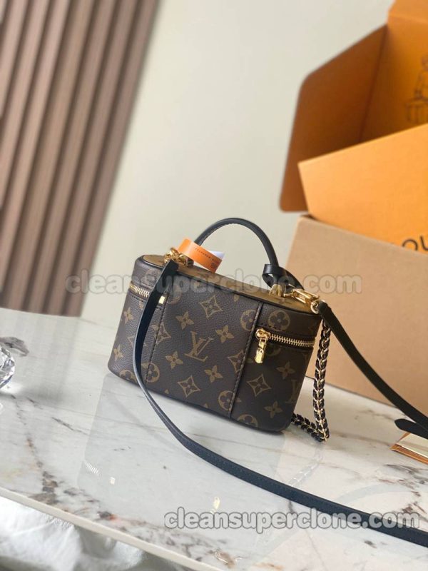 cowhide bag 1:1 Copy description and price brown Louis Vuitton Shoulder Crossbody women 3