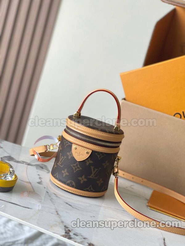 Louis Vuitton bag Super Clone picture and price brown Shoulder Crossbody cowhide women