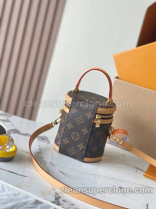 Louis Vuitton bag Super Clone picture and price brown Shoulder Crossbody cowhide women 3