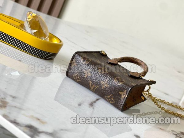 Shoulder bag replica details and pricing brown Louis Vuitton Crossbody cowhide women 5