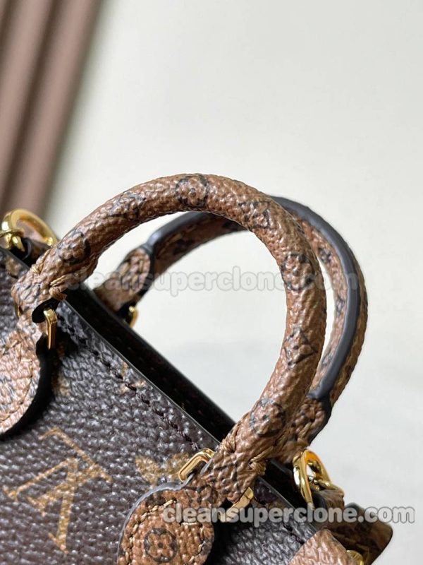 Shoulder bag replica details and pricing brown Louis Vuitton Crossbody cowhide women 7