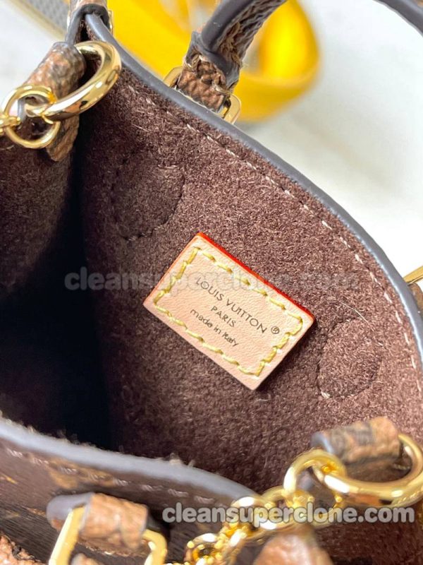 Shoulder bag replica details and pricing brown Louis Vuitton Crossbody cowhide women 9